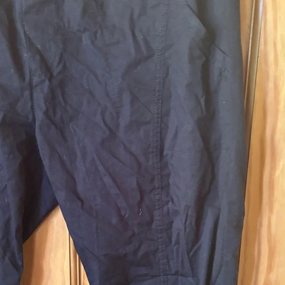 Casual Black Jogger Pants with Zipper Pocket - Picture 3 of 6